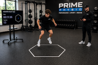Hexagon Jump Agility Test