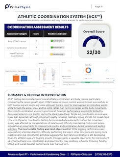Athlete Functional Assessment Report 5
