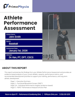 Athlete Performance Assessment Report 1