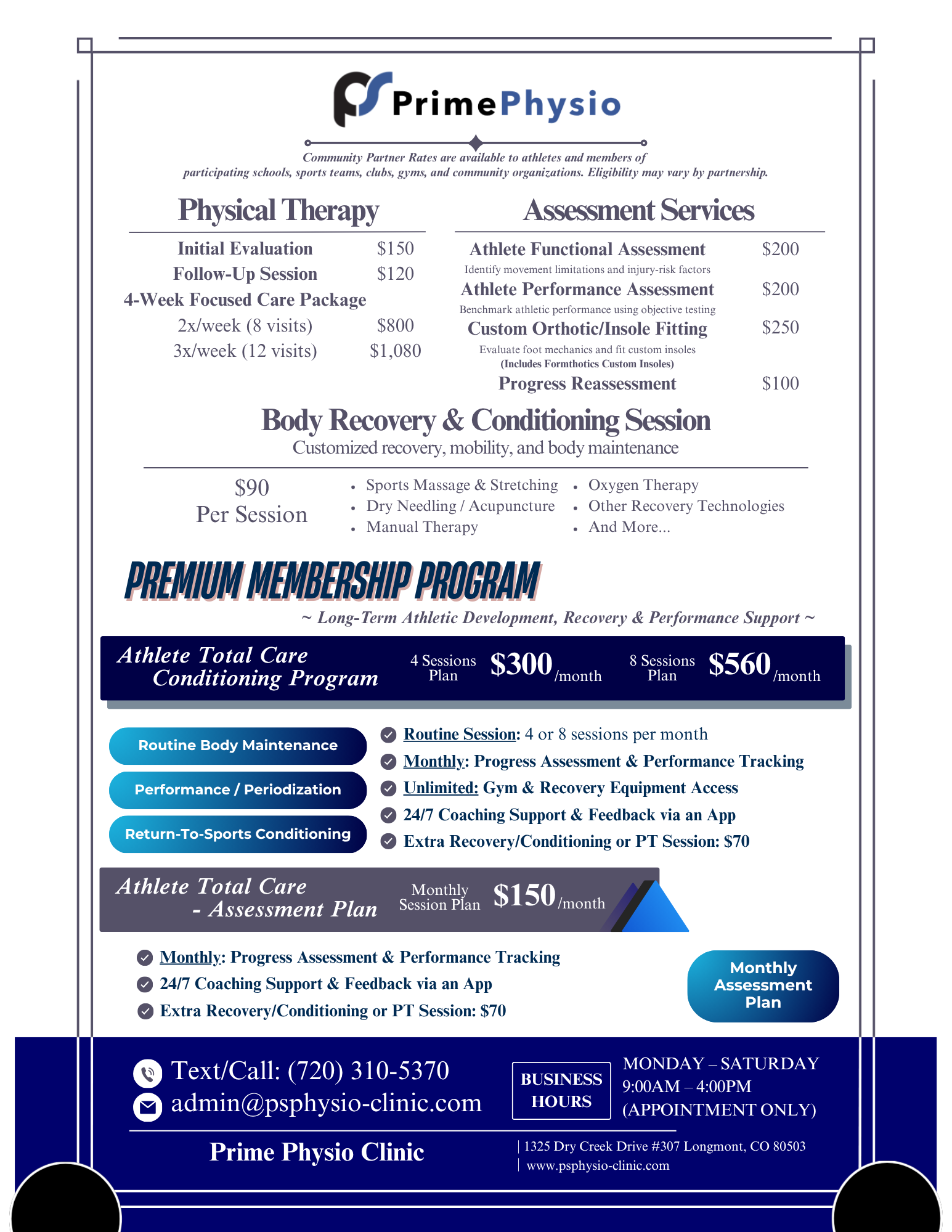 Clinic Fee Schedule PR Fee Schedule